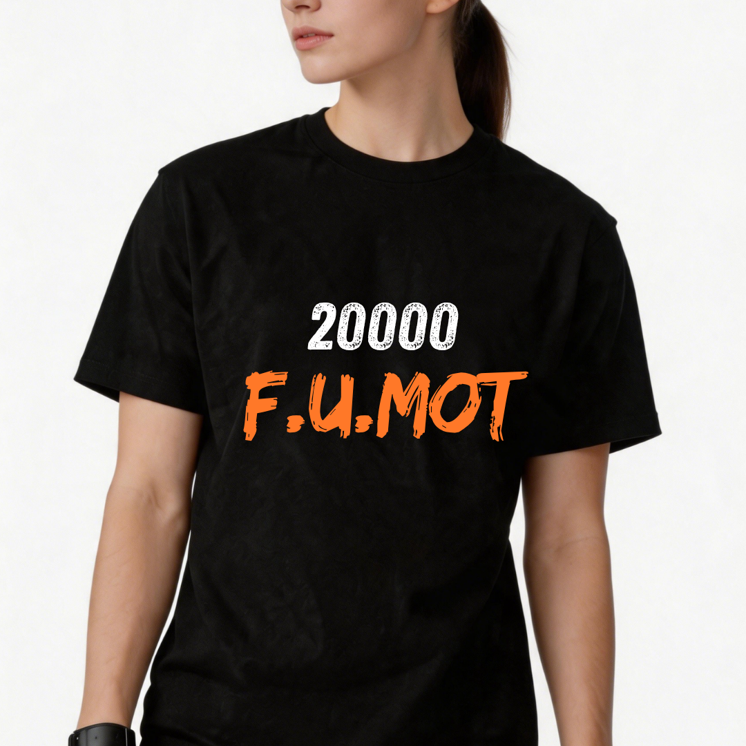 Women’s black short-sleeved T-shirt for summer Featuring a unique, trendy print 100% cotton