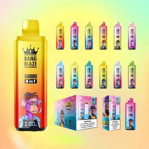 Bang Blaze 60000 60K Puffs 4 in 1 Flavor Switch Disposable Vape
