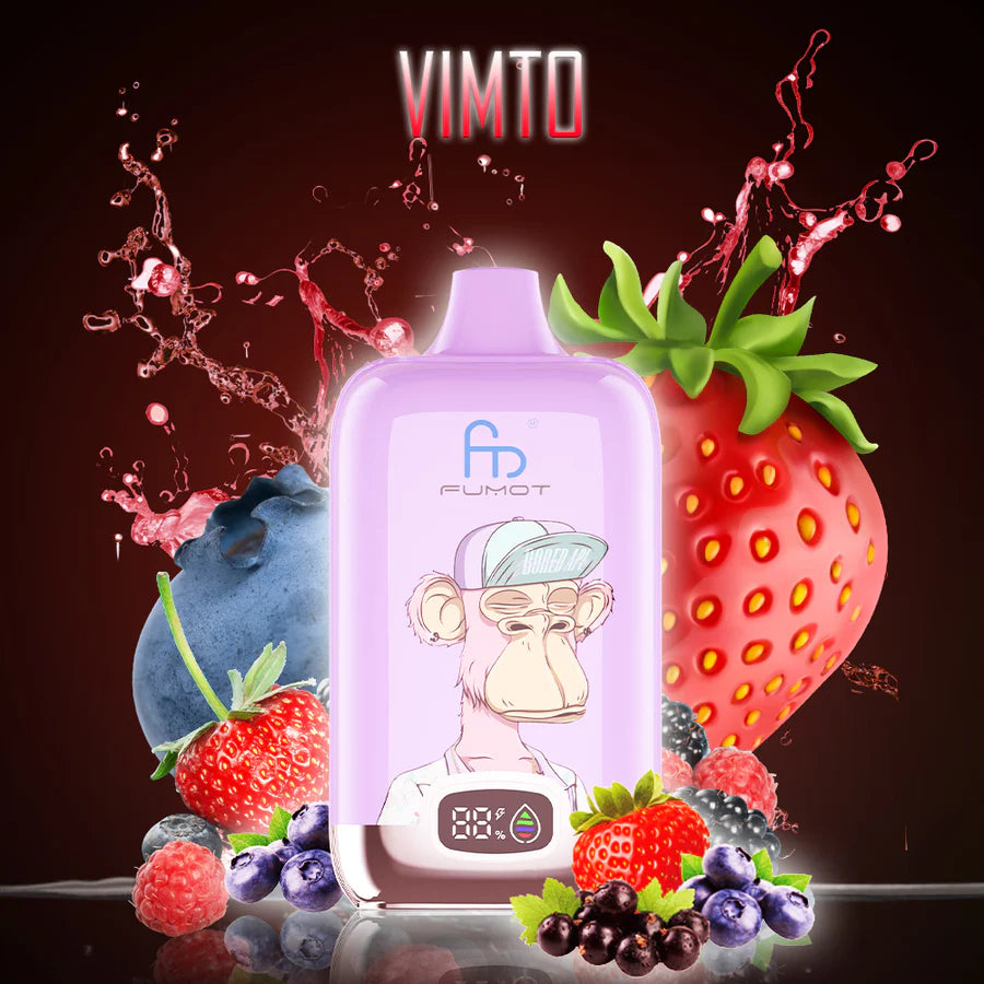 Fumot RandM Digital Box 12000 Disposable Vape 20mg Wholesale Vimto