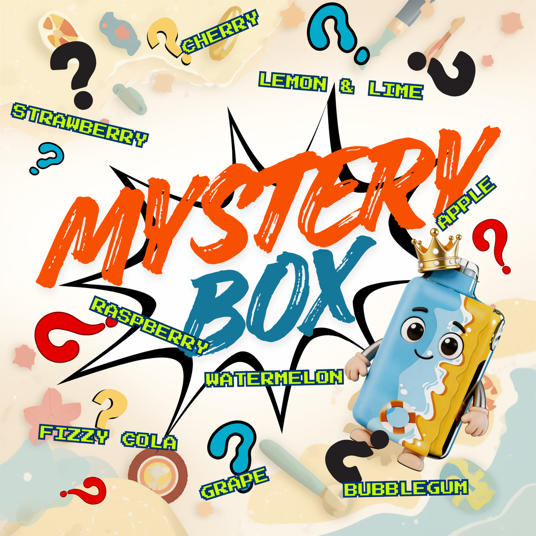 Discover the Ultimate Surprise Box  8 Unique Picks. 8 Different Flavors. Endless Possibilities.