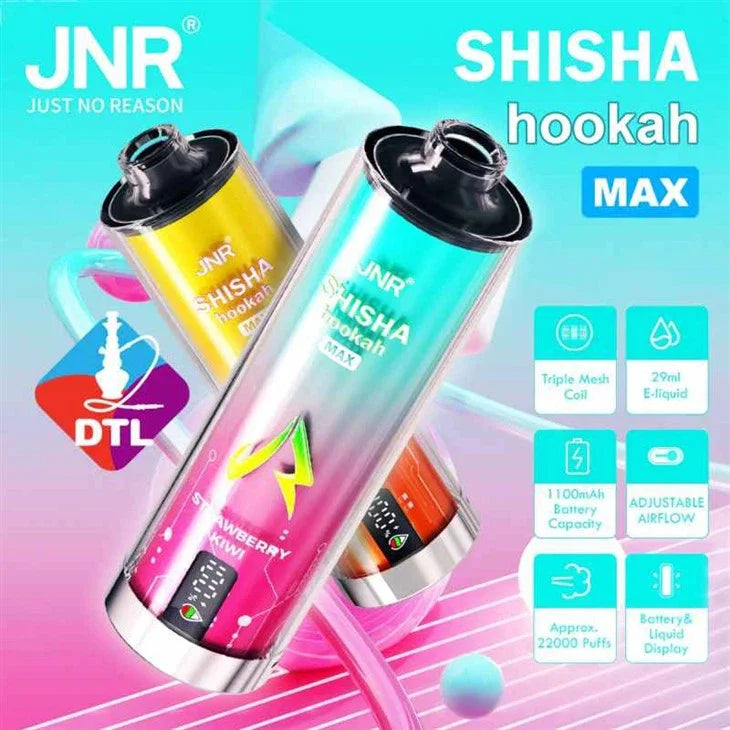 JNR Shisha Max 22K 22000 Puffs Disposable Vape