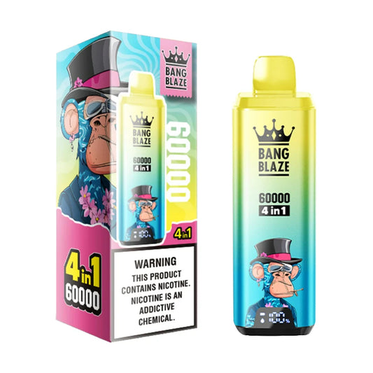 Bang Blaze 60000 60K Puffs 4 in 1 Flavor Switch Disposable Vape