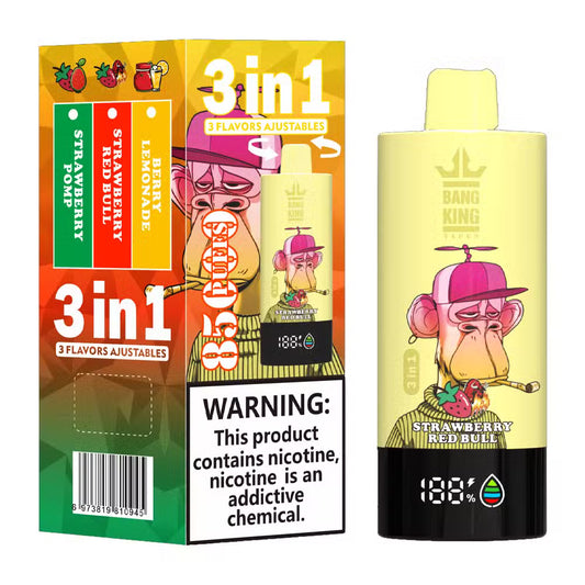 Bang King Triple 85000 85K Puffs 3 in 1 Flavor Switch Disposable Vape