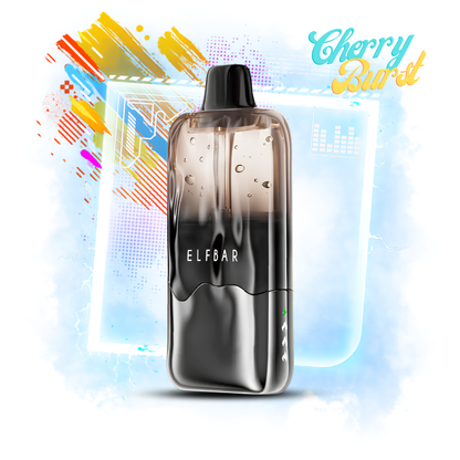 ELFBAR DUKE 30000 30K Puffs Disposable Vape 50mg Wholesale Cherry Burst