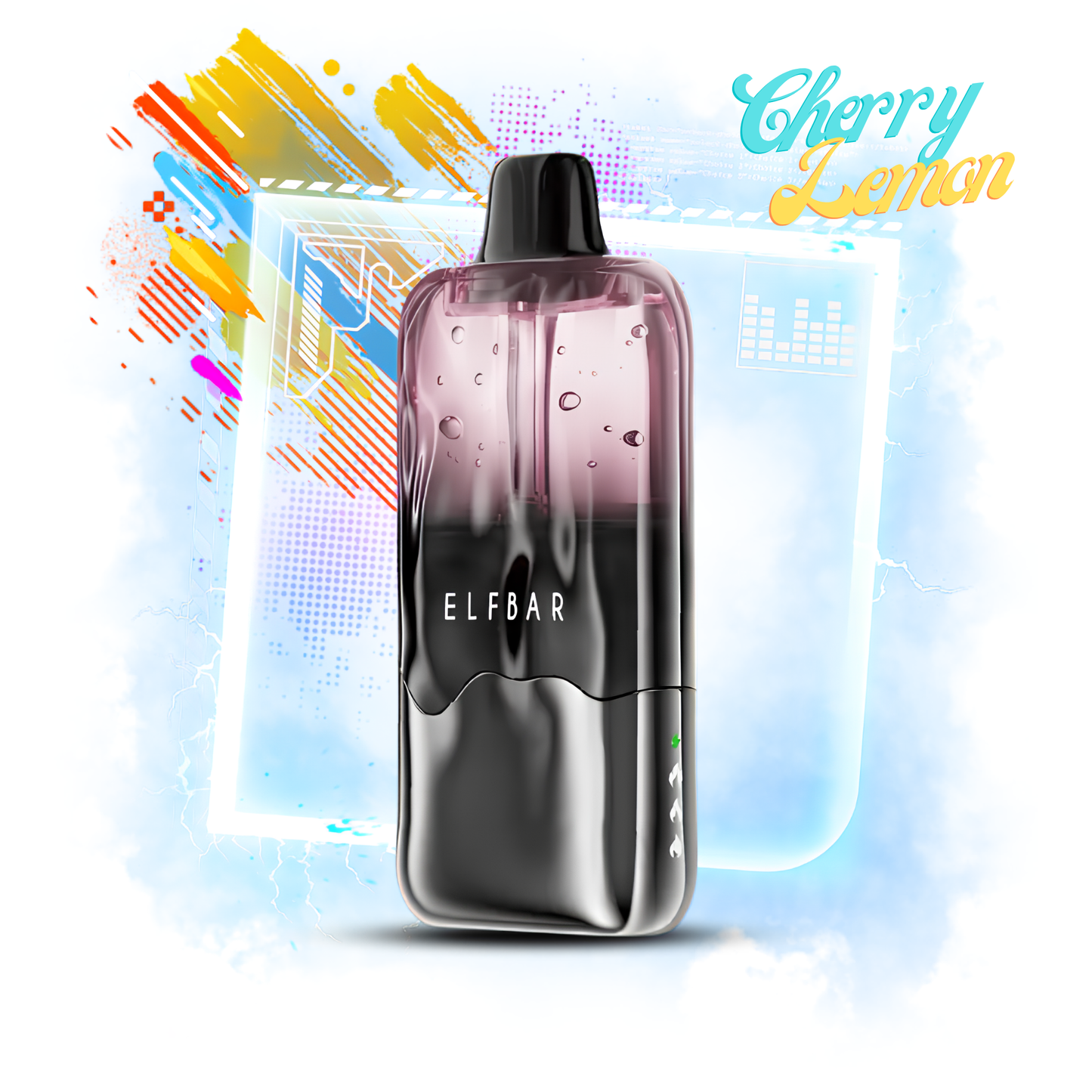 ELFBAR DUKE 30000 30K Puffs Disposable Vape 50mg Wholesale Cherry Lemon