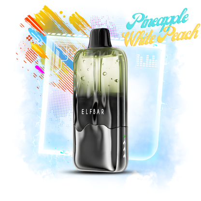 ELFBAR DUKE 30000 30K Puffs Disposable Vape 50mg Wholesale Pineapple White Peach