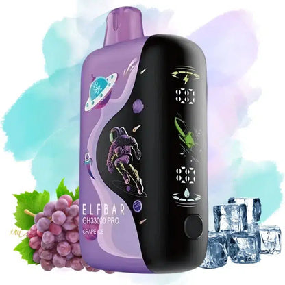 ELF BAR GH33000 PRO 33000 33K Puffs Disposable Vape Grape Ice
