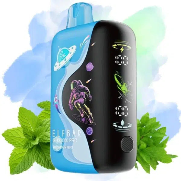 ELF BAR GH33000 PRO 33000 33K Puffs Disposable Vape Mountain Mint