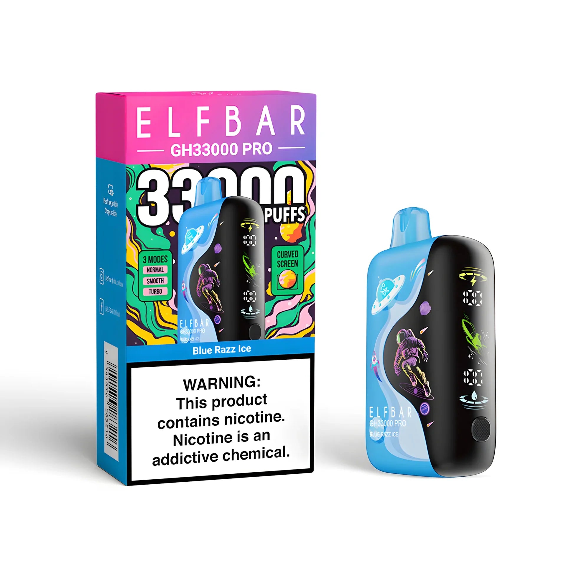 ELF BAR GH33000 PRO 33000 33K Puffs Disposable Vape Package