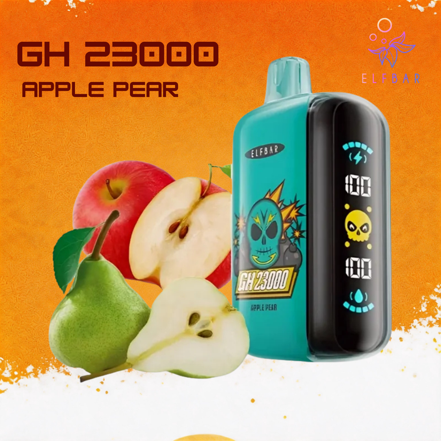 Elf Bar GH23000 23000 Puffs Disposable Vape 50mg Wholesale Apple Pear