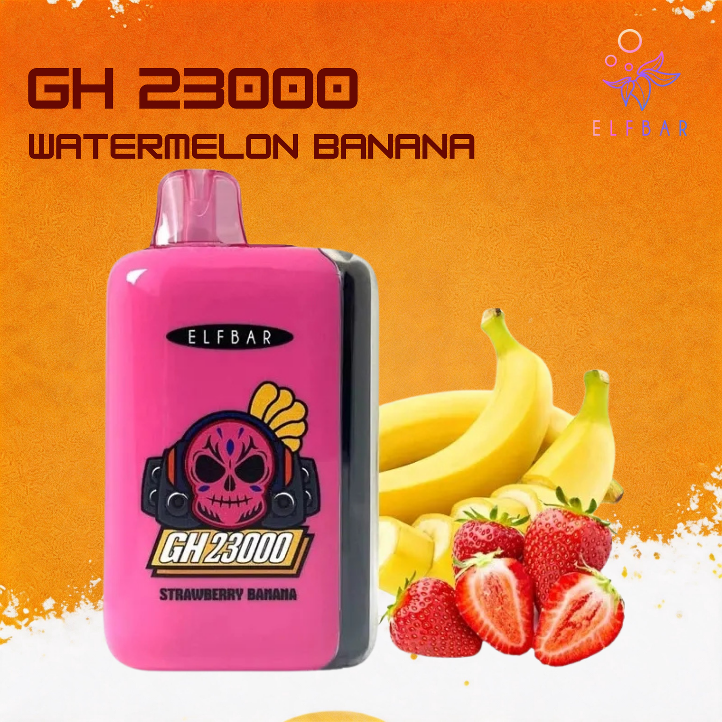 Elf Bar GH23000 23000 Puffs Disposable Vape 50mg Wholesale Watermelon Banana