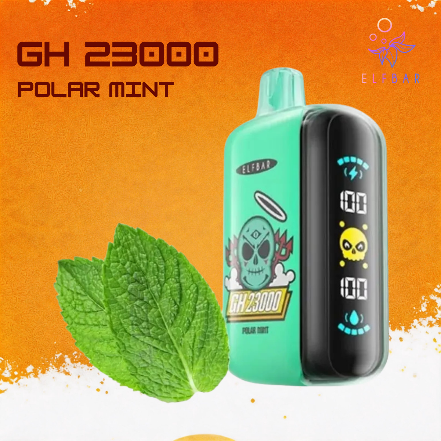 Elf Bar Gh23000 23000 23K Puffs Disposable Vape Polar Mint