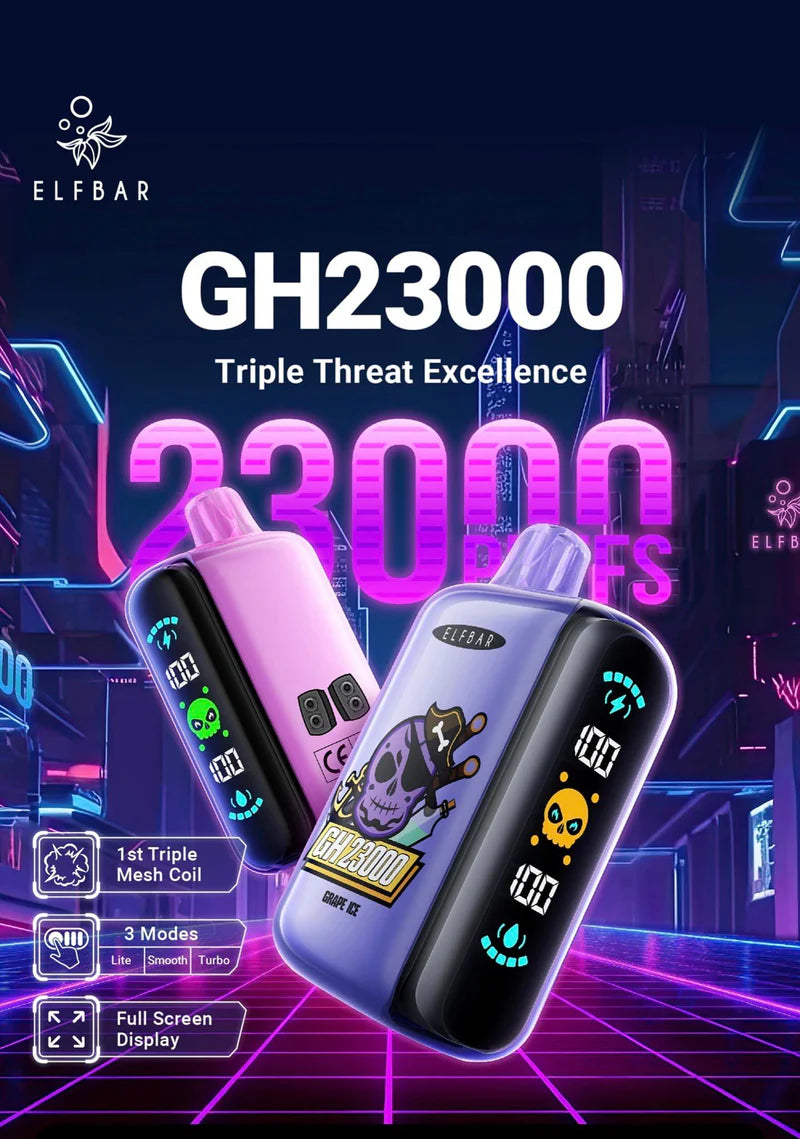 Elf Bar Gh23000 23000 23K Puffs Disposable Vape Poster