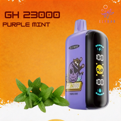 Elf Bar Gh23000 23000 23K Puffs Disposable Vape Purple Mint