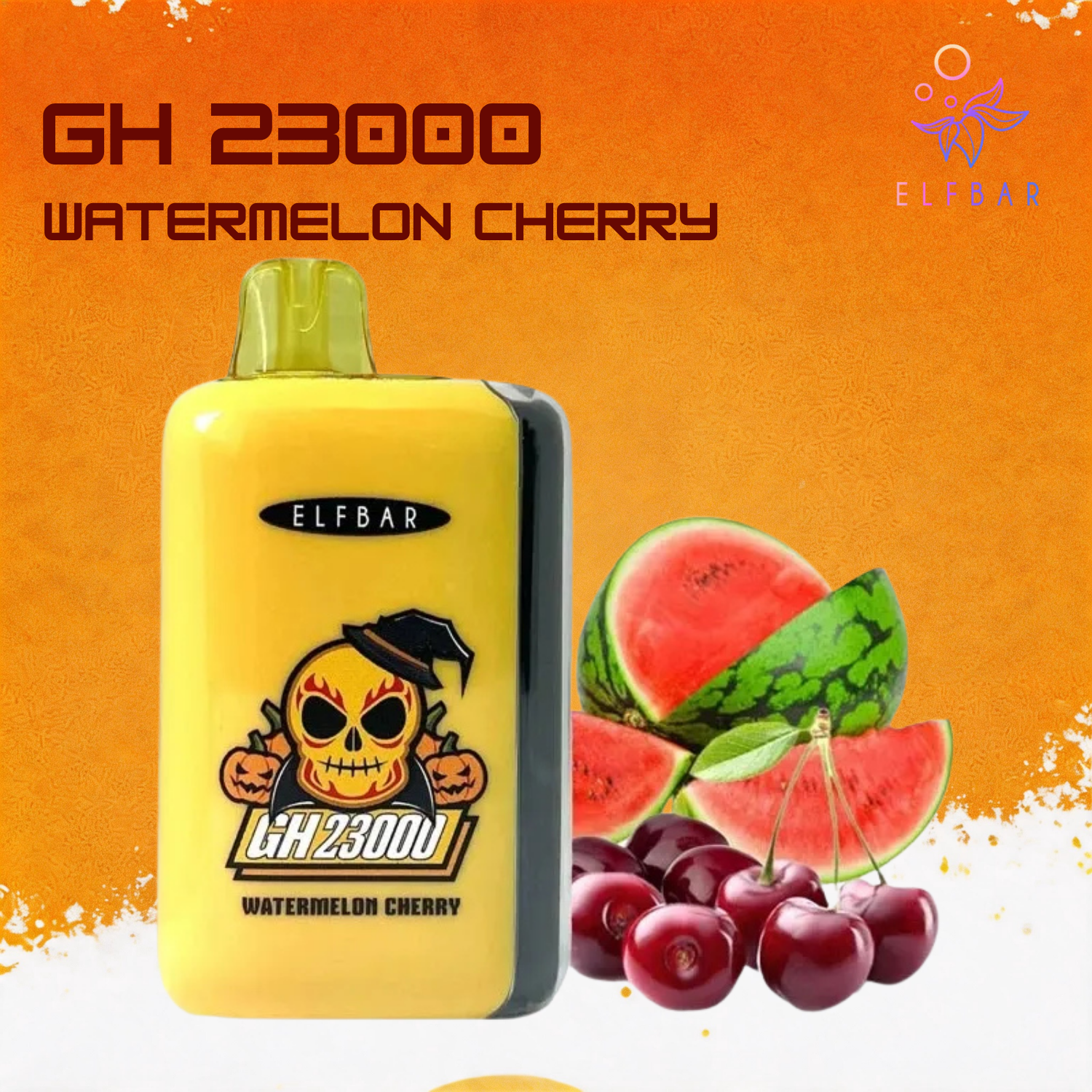 Elf Bar Gh23000 23000 23K Puffs Disposable Vape Watermelon Cherry