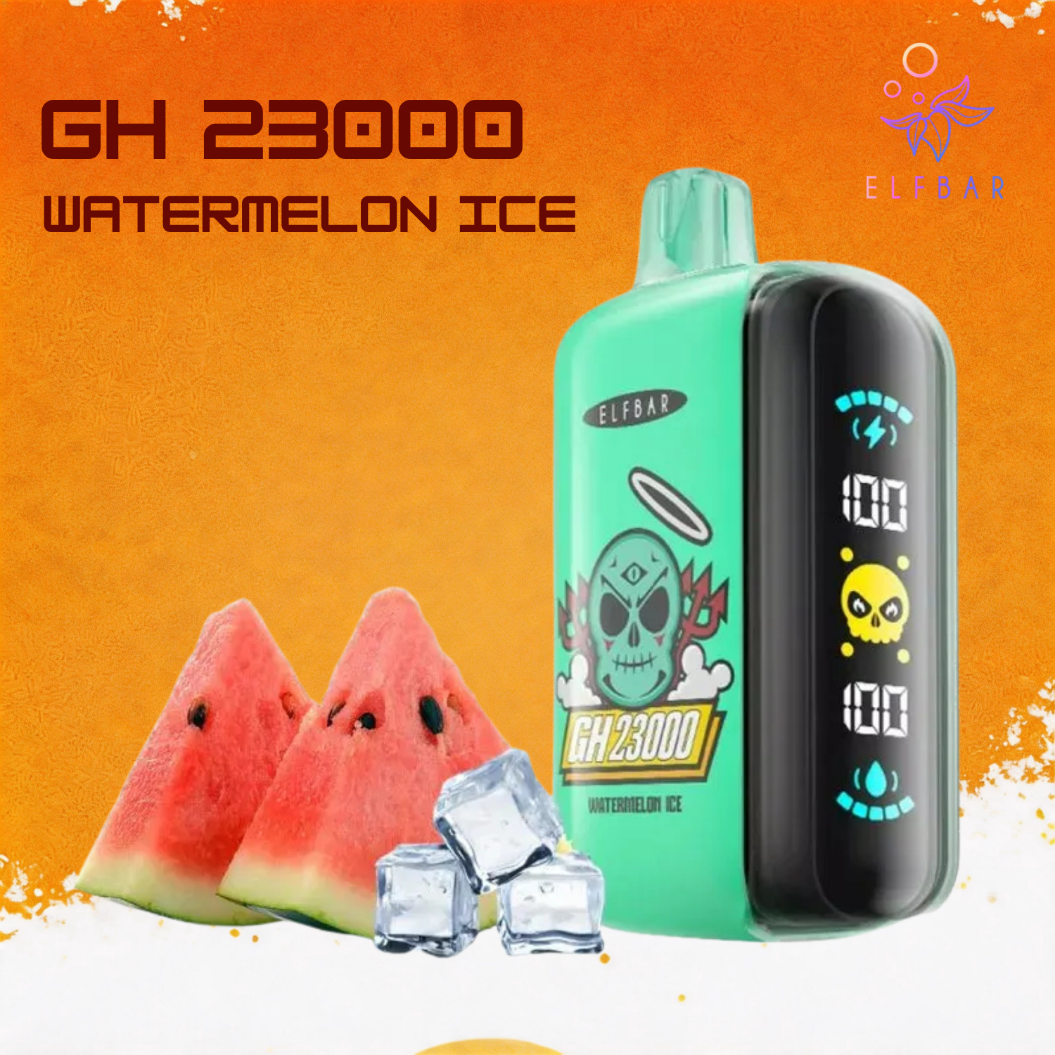 Elf Bar Gh23000 23000 23K Puffs Disposable Vape Watermelon Ice