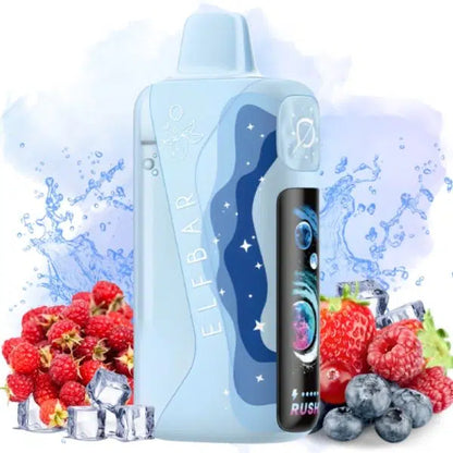 Elf Bar Lush King Pro 40000 Puffs 50mg Disposable Vape Blue Razz Ice