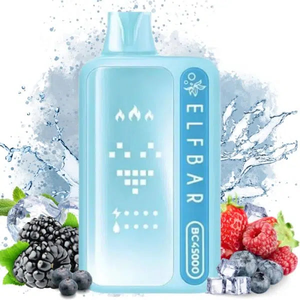 Elfbar BC45000 45K 45000Puffs 50mg Disposable Vape Blue Razz Ice