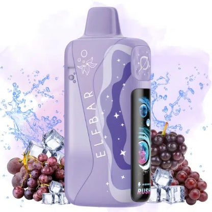 Elf Bar Lush King Pro 40000 Puffs 50mg Disposable Vape Wholesale Black Grape Ice