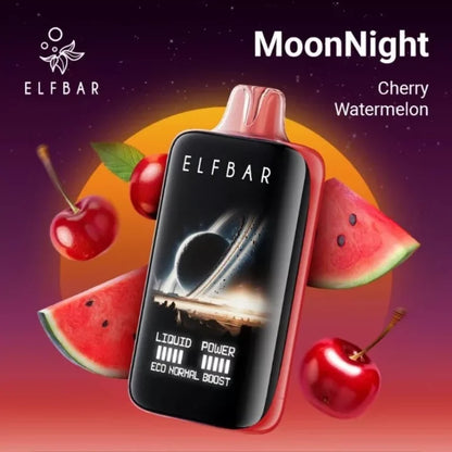 Elfbar Moon Night 40000 40K Puffs Disposable Vape Cherry Watermelon