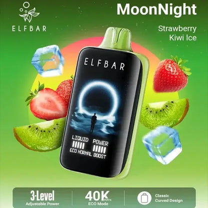 Elfbar Moon Night 40000 40K Puffs Disposable Vape Strawberry Kiwi Ice