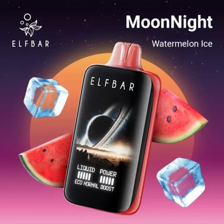 Elfbar Moon Night 40000 40K Puffs Disposable Vape Watermelon Ice