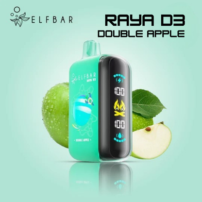 Elfbar Raya D3 25000 Puffs 50mg Disposable Vape Wholesale Double Apple