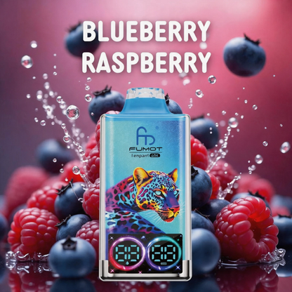 Fumot Leopard 40K Puffs Disposable Vape 20mg Wholesale Blueberry Raspberry