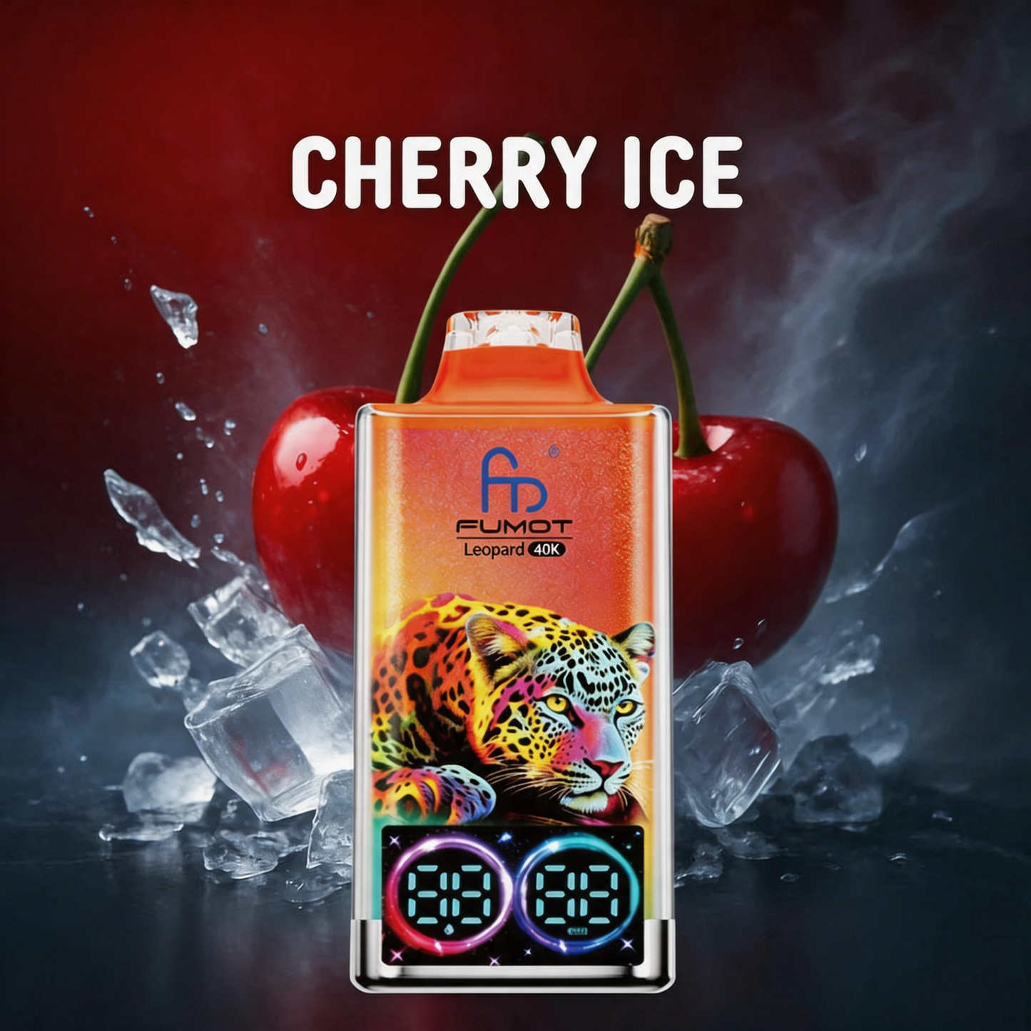 Fumot Leopard 40K Puffs Disposable Vape 20mg Wholesale Cherry Ice