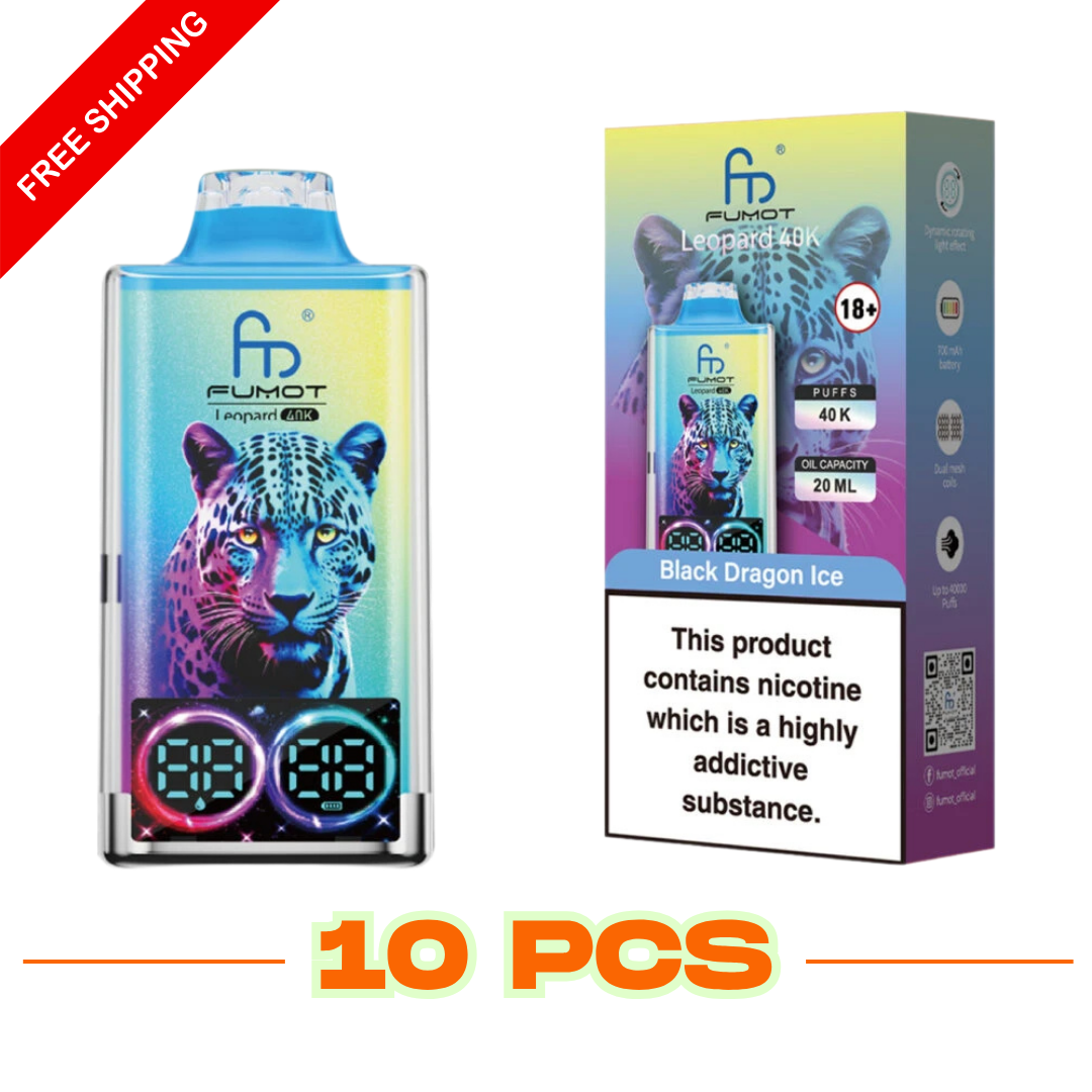 Fumot Leopard 40K Puffs Disposable Vape 20mg Wholesale Package