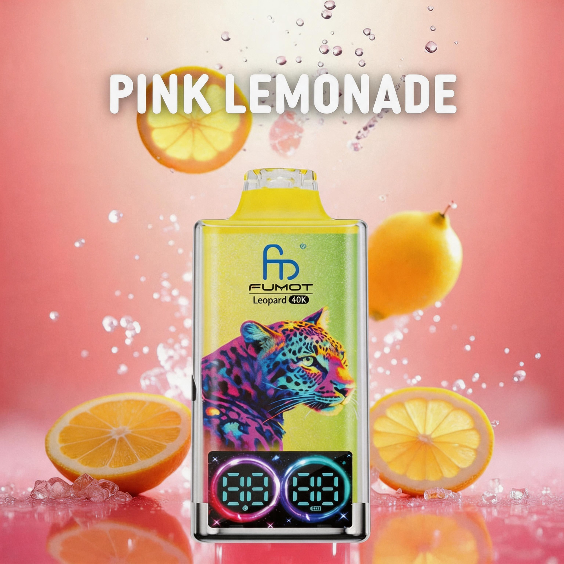 Fumot Leopard 40K Puffs Disposable Vape 20mg Wholesale Pink Lemonade