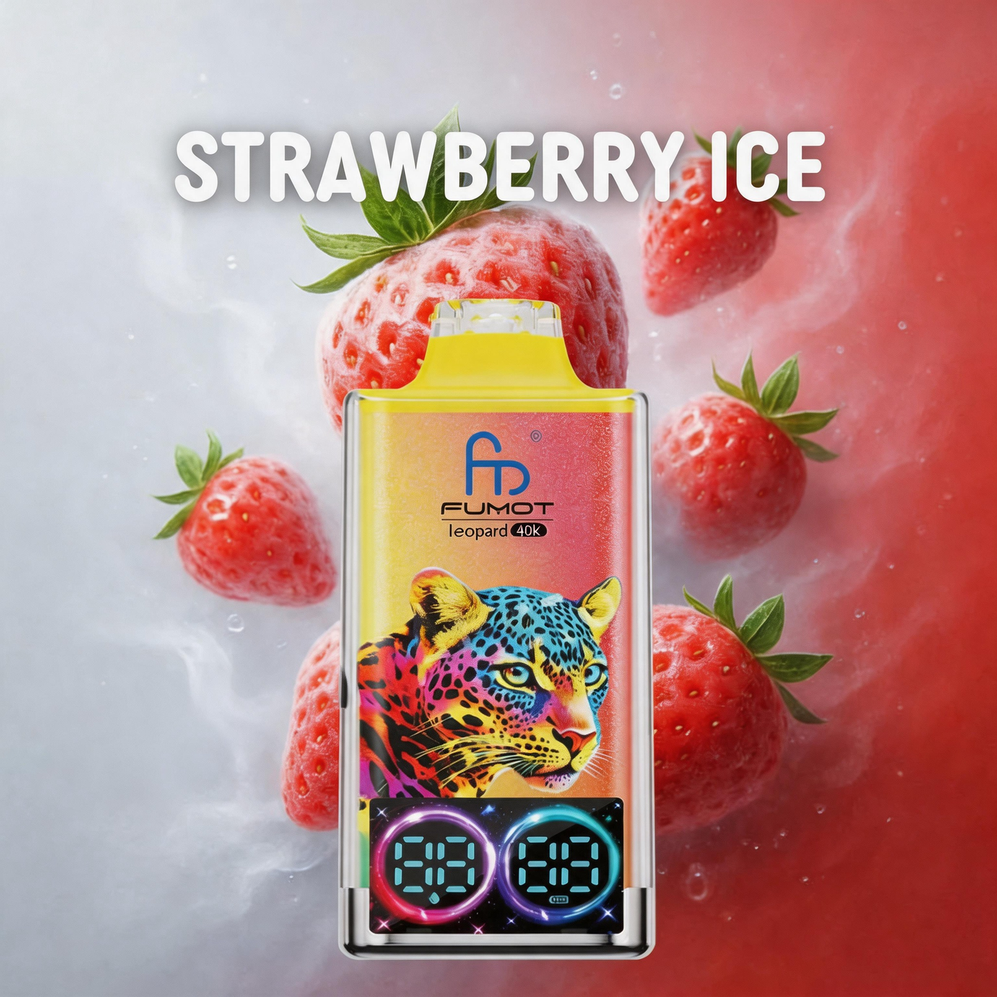 Fumot Leopard 40K Puffs Disposable Vape 20mg Wholesale Strawberry Ice