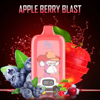 Fumot RandM Digital Box 12000 Disposable Vape 20mg Wholesale Apple Berry Blast