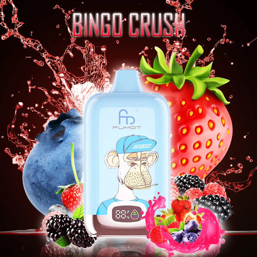 Fumot RandM Digital Box 12000 Disposable Vape 20mg Wholesale Bingo Crush