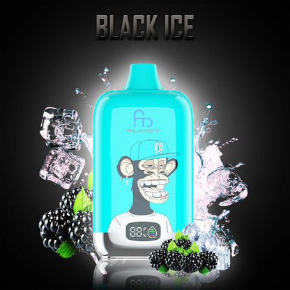 Fumot RandM Digital Box 12000 Disposable Vape 20mg Wholesale Black Ice