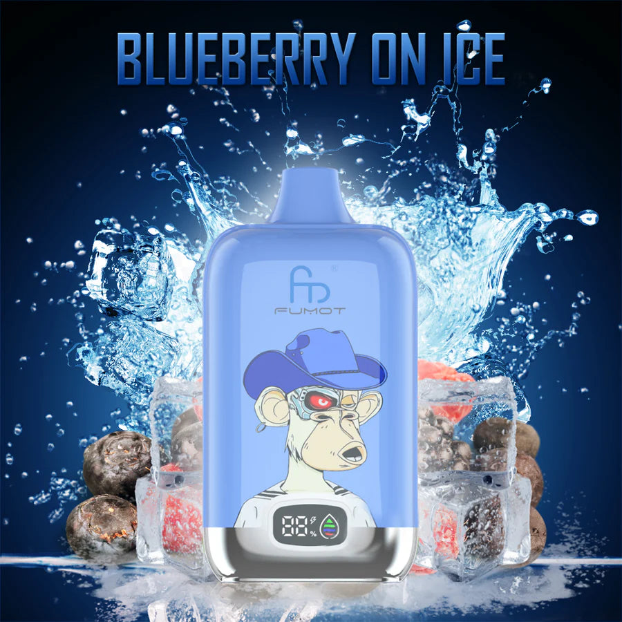Fumot RandM Digital Box 12000 Disposable Vape 20mg Wholesale Blueberry On Ice