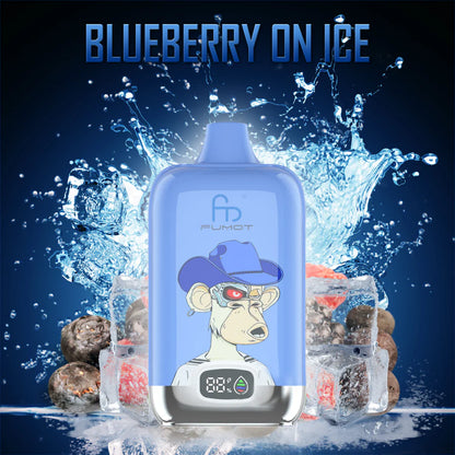 Fumot RandM Digital Box 12000 Disposable Vape 20mg Wholesale Blueberry On Ice