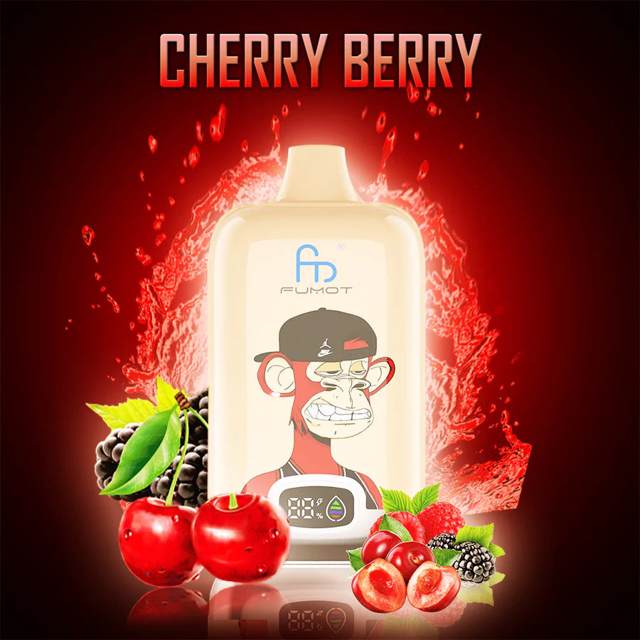 Fumot RandM Digital Box 12000 Disposable Vape 20mg Wholesale Cherry Berry