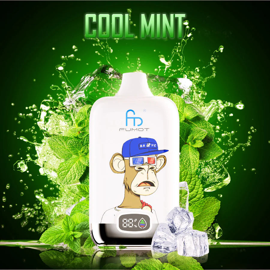 Fumot RandM Digital Box 12000 Disposable Vape 20mg Wholesale Cool Mint