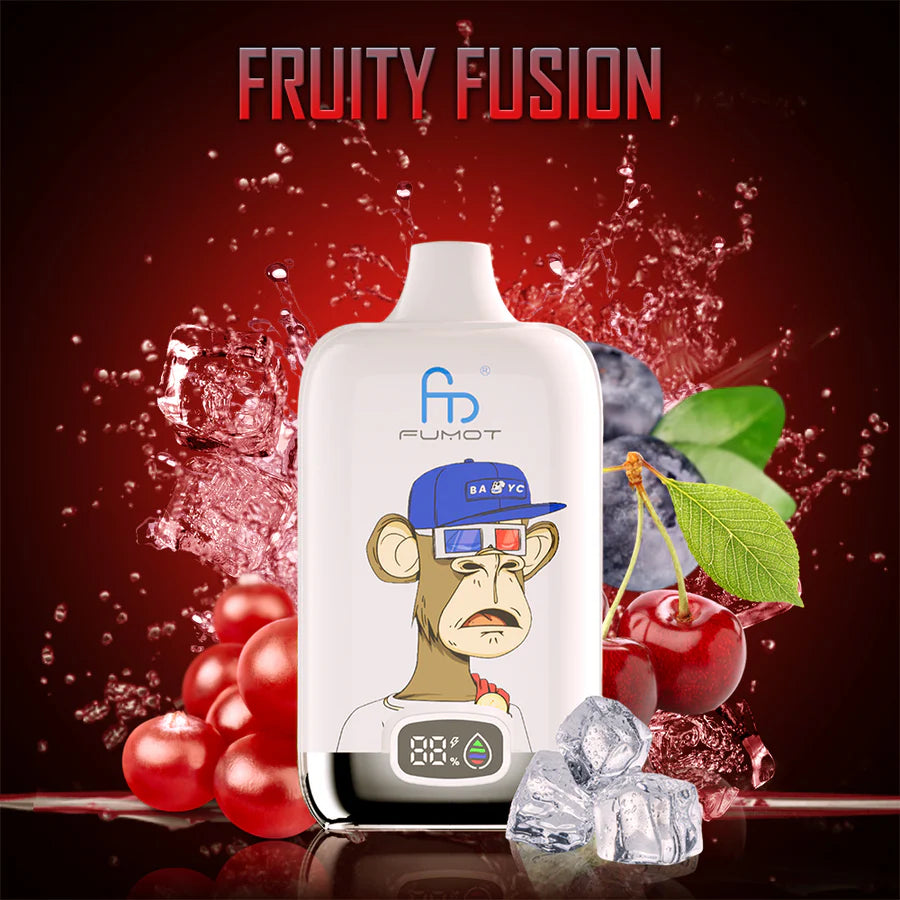 Fumot RandM Digital Box 12000 Disposable Vape 20mg Wholesale Fruity Fusion