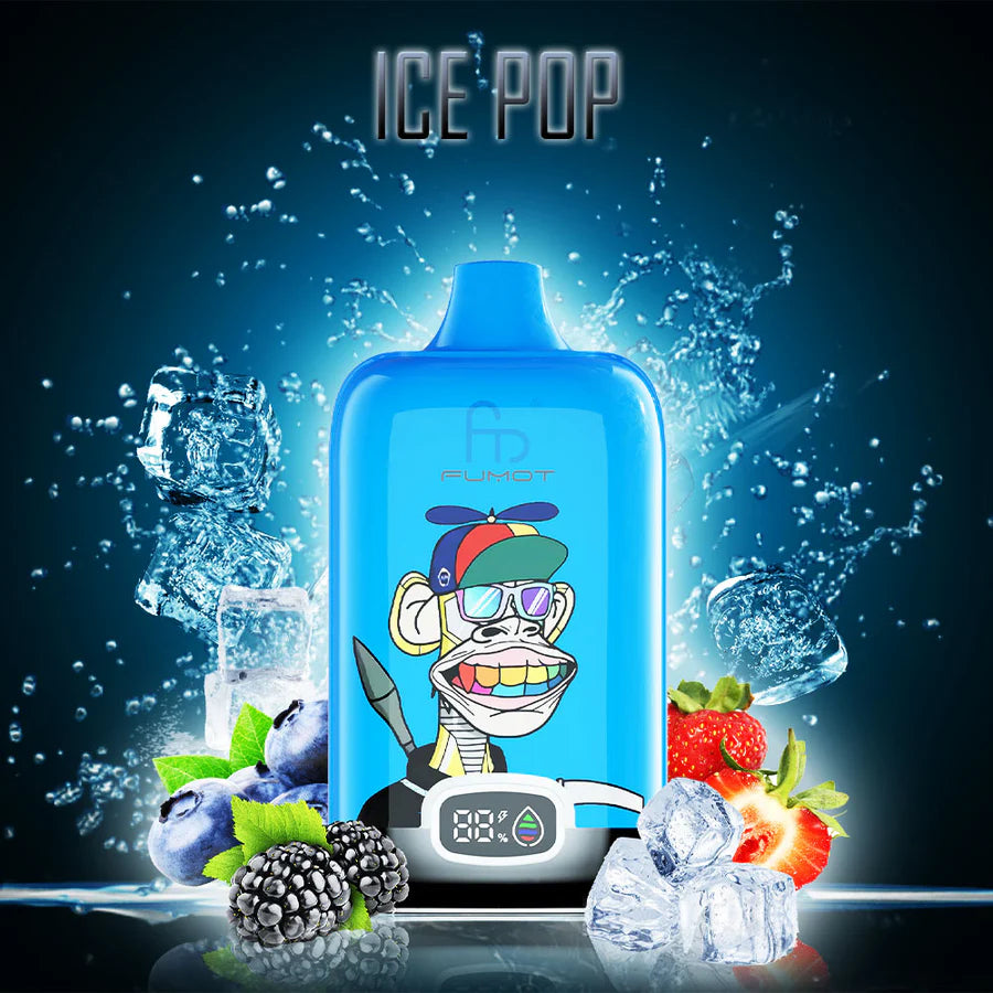 Fumot RandM Digital Box 12000 Disposable Vape 20mg Wholesale Ice Pop