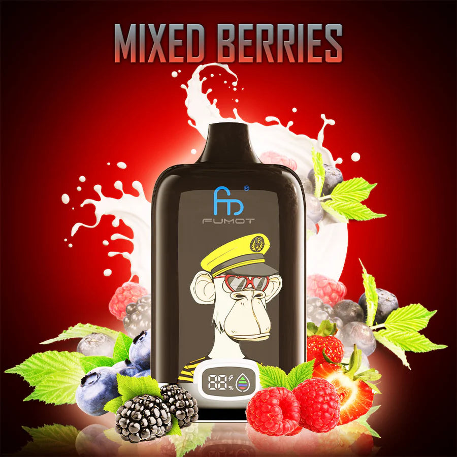 Fumot RandM Digital Box 12000 Disposable Vape 20mg Wholesale Mixed Berries