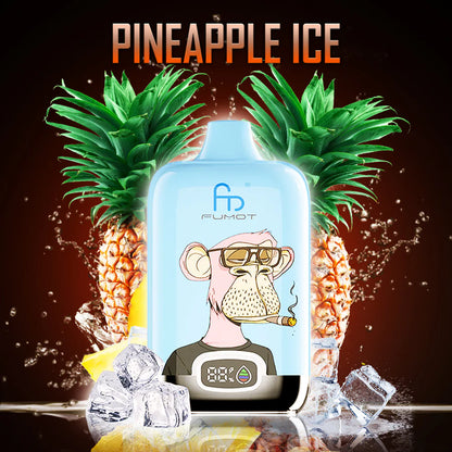 Fumot RandM Digital Box 12000 Disposable Vape 20mg Wholesale Pineapple Ice