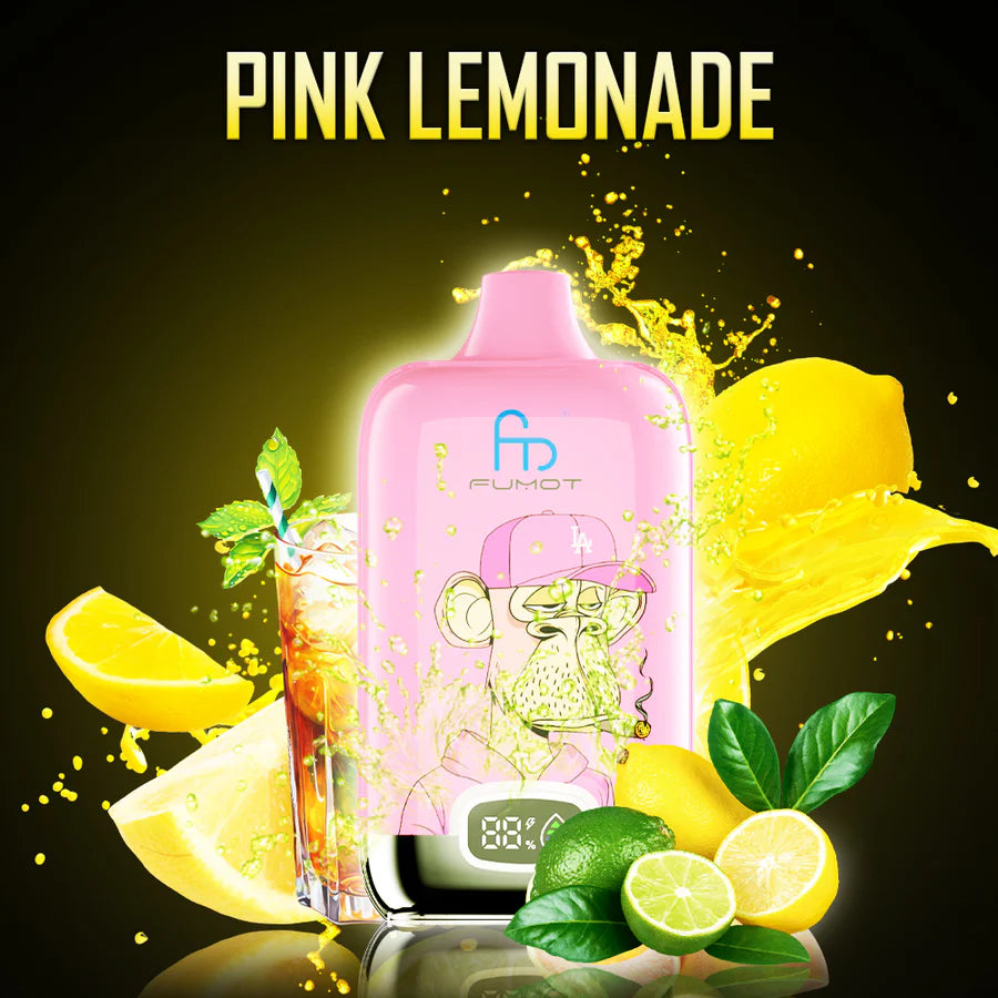 Fumot RandM Digital Box 12000 Disposable Vape 20mg Wholesale Pink Lemonade