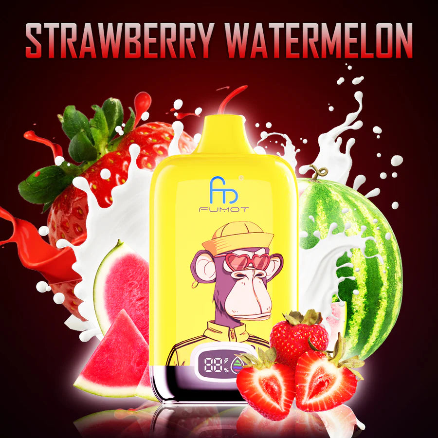 Fumot RandM Digital Box 12000 Disposable Vape 20mg Wholesale Strawberry Watermelon
