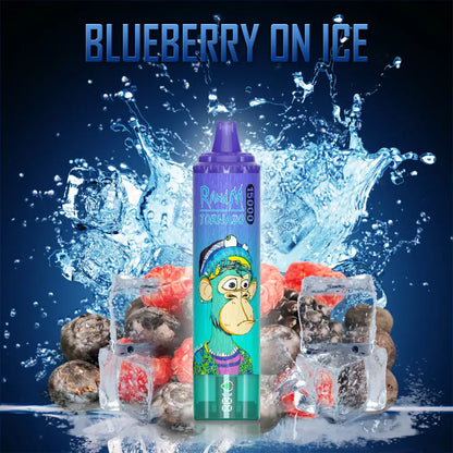 Fumot RandM Tornado 15000 15K Puffs Disposable Vape 20mg Blueberry On Ice
