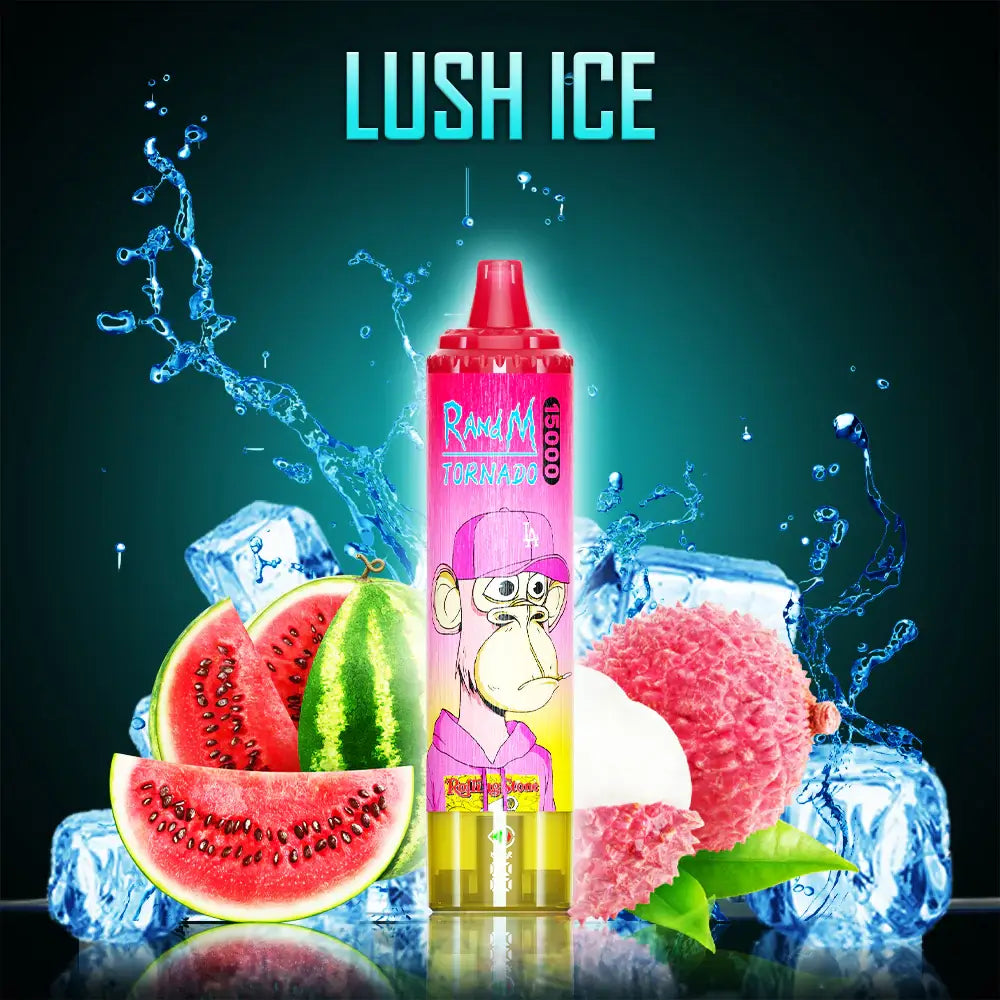 Fumot RandM Tornado 15000 15K Puffs Disposable Vape 20mg Lush Ice
