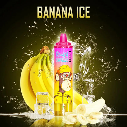 Fumot RandM Tornado 15000 15K Puffs Disposable Vape 20mg Wholesale Banana Ice