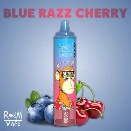 Fumot RandM Tornado 15000 15K Puffs Disposable Vape 20mg Wholesale Blue Razz Cherry