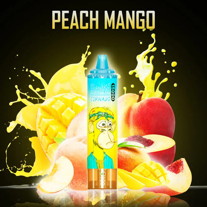Fumot RandM Tornado 15000 15K Puffs Disposable Vape 20mg Wholesale Peach Mango